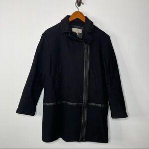 Gerard Darel Black Wool Blend Coat Size‎ 6